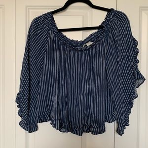 American Eagle Striped Crop Top